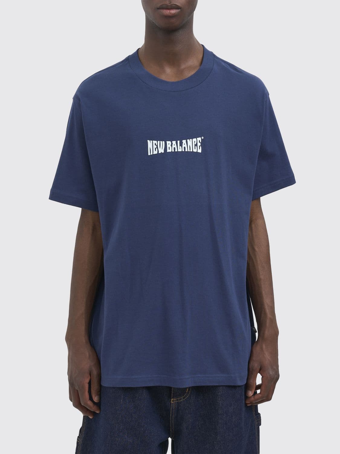 New Balance T-Shirt Men color Blue · L