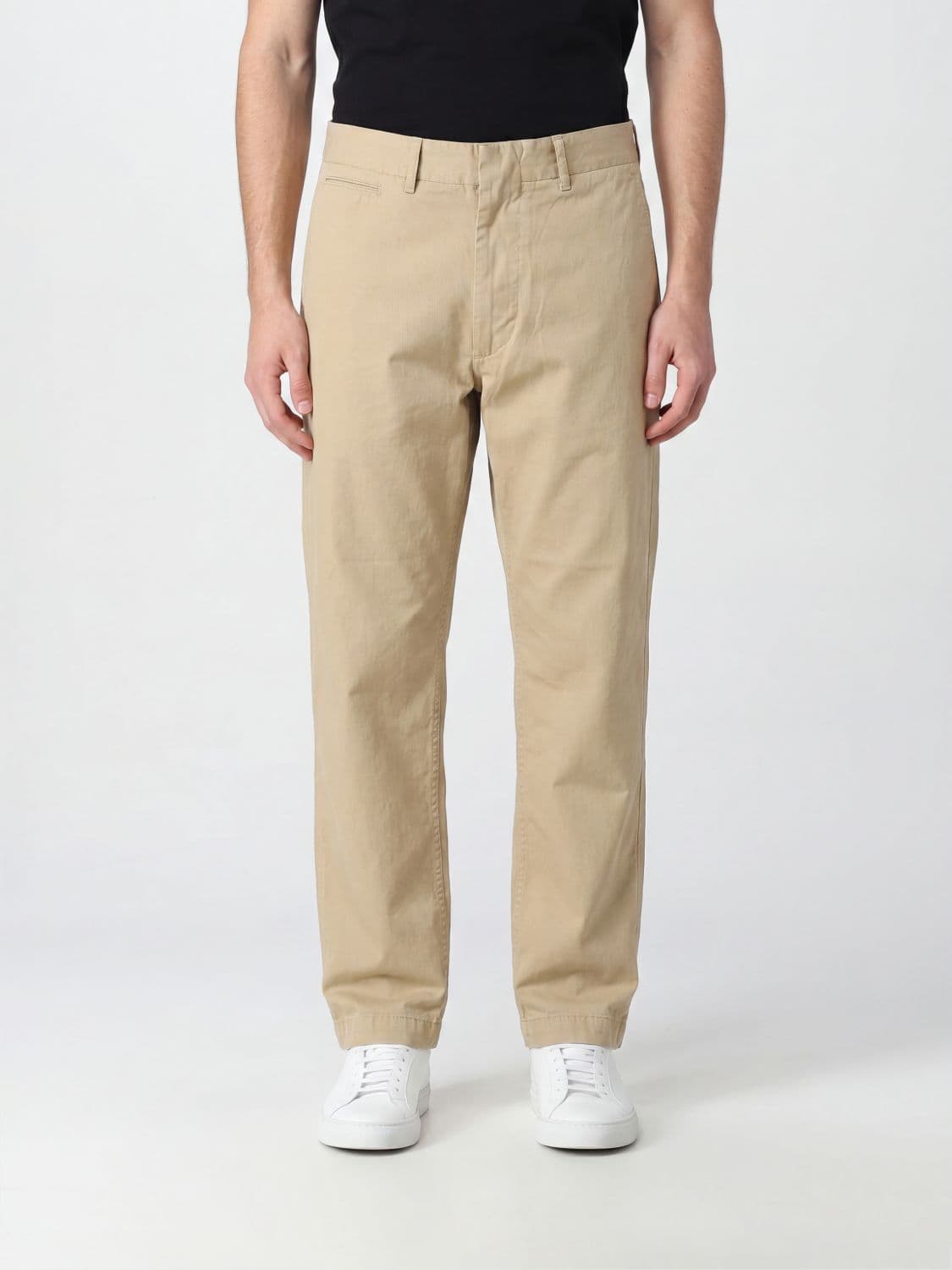 Nanamica Pants Men color Kaki