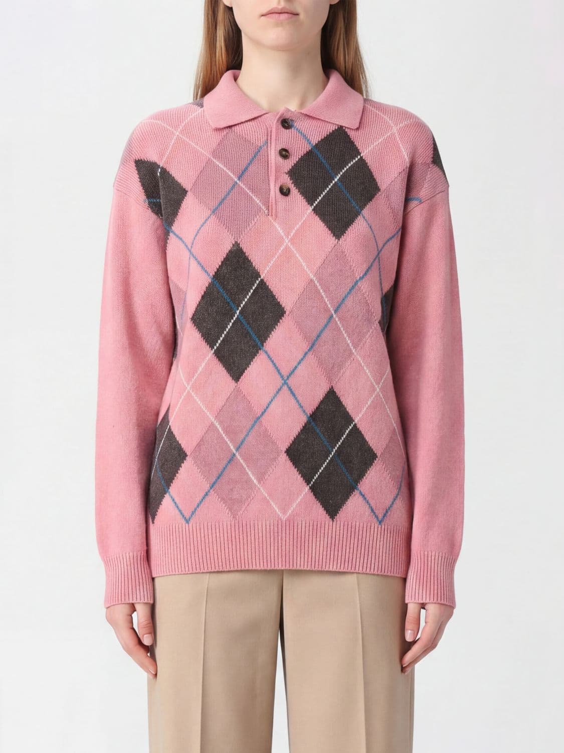 Jw Anderson Polo Shirt Woman color Pink · S