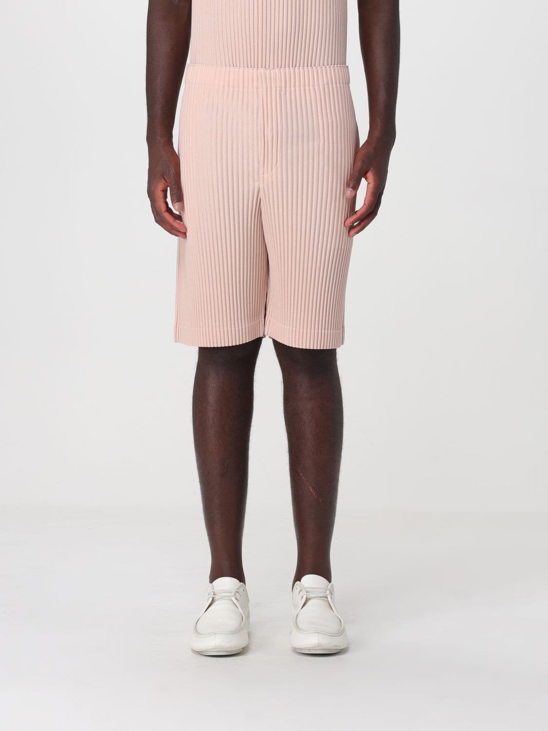 Homme Plisse' Issey Miyake Homme Plissé Issey Miyake Knee-Length Crêpe Shorts with Elastic Waist · 3