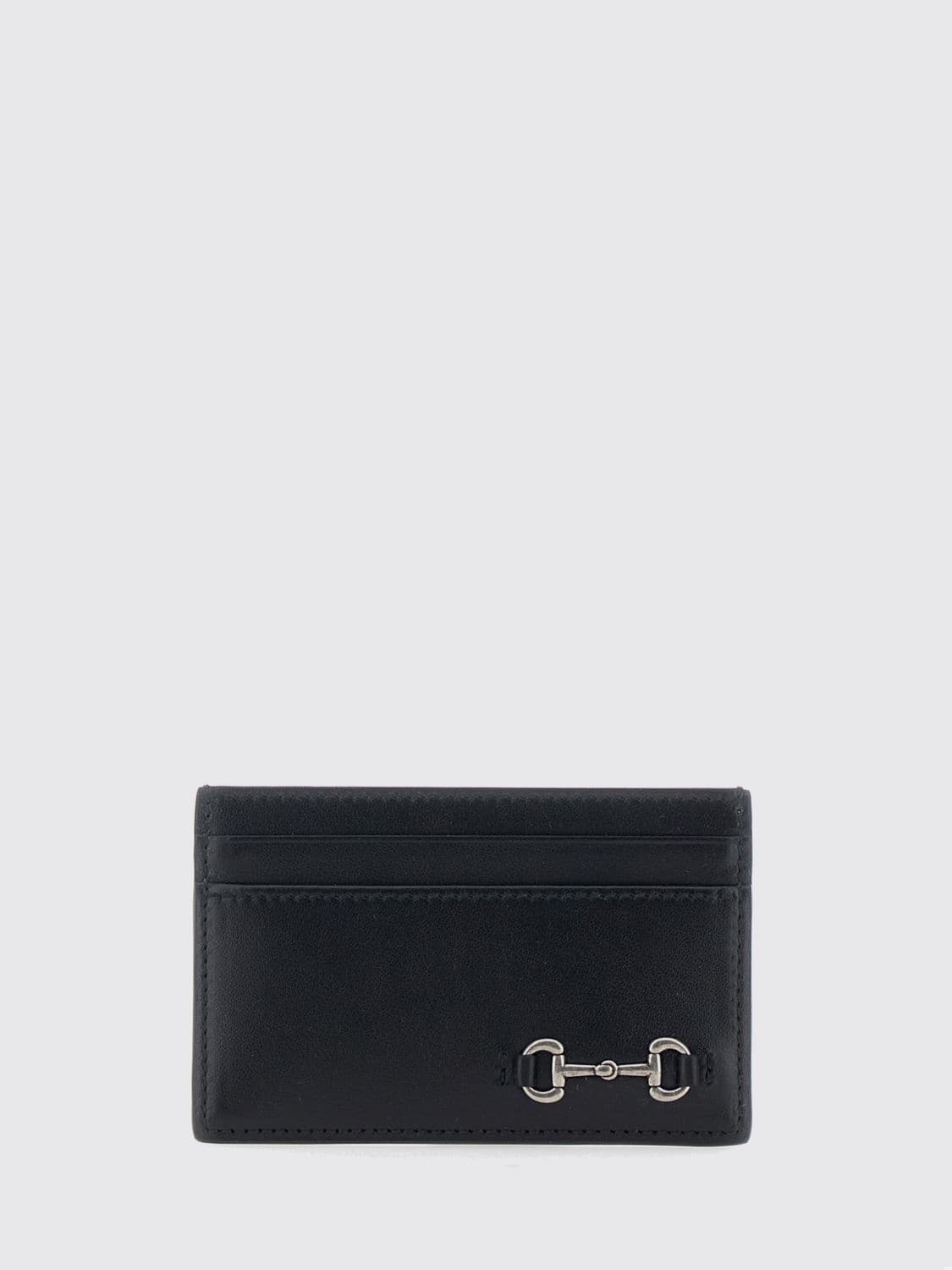 Gucci Horsebit Five-Slot Smooth Calfskin Card Holder