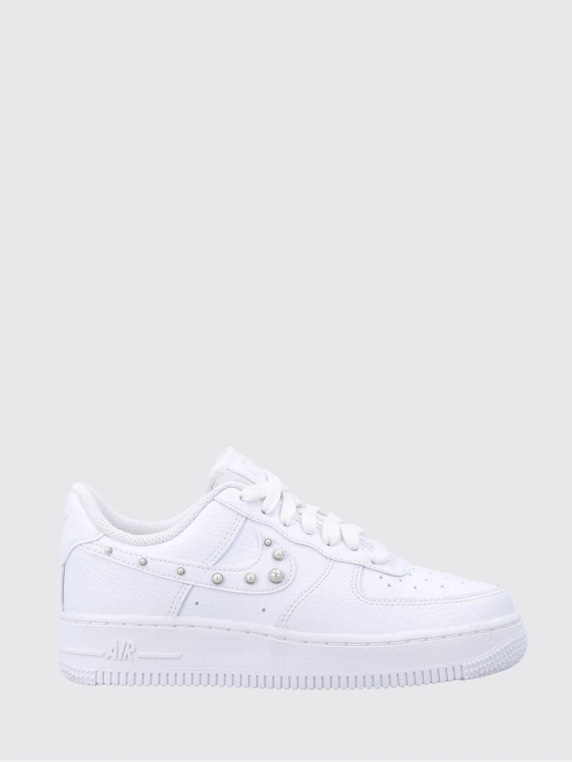Nike Air Force 1 '07 Grain Leather Trainers with Synthetic Pearls