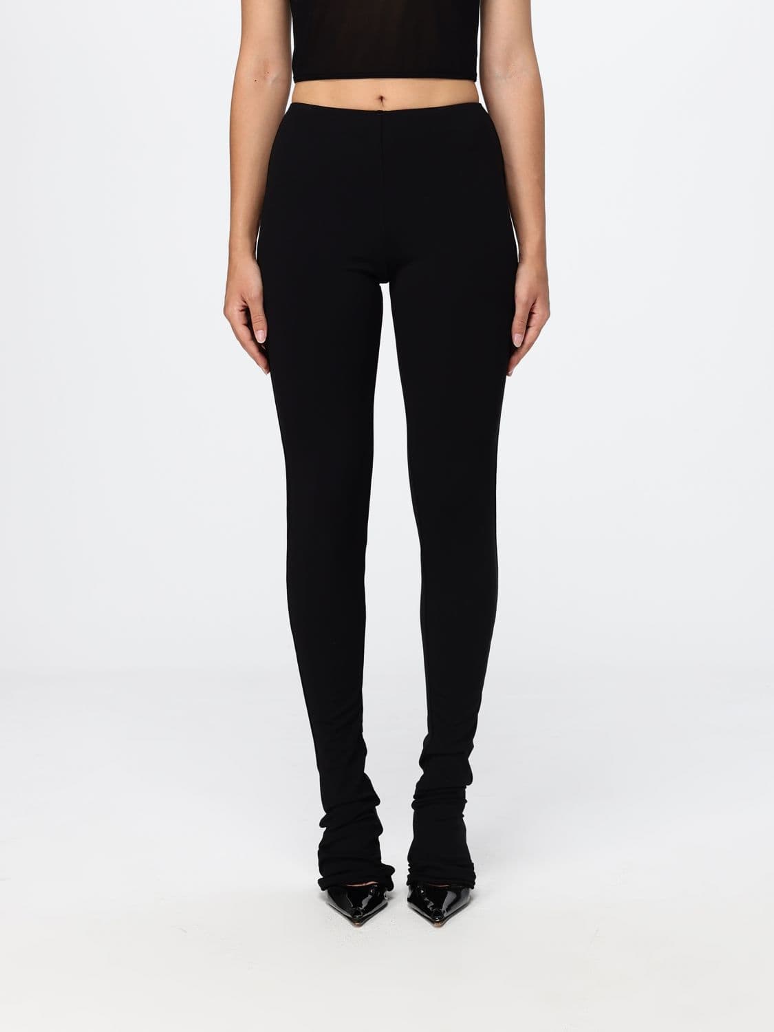 Gucci Mid-Rise Flared Crêpe Leggings