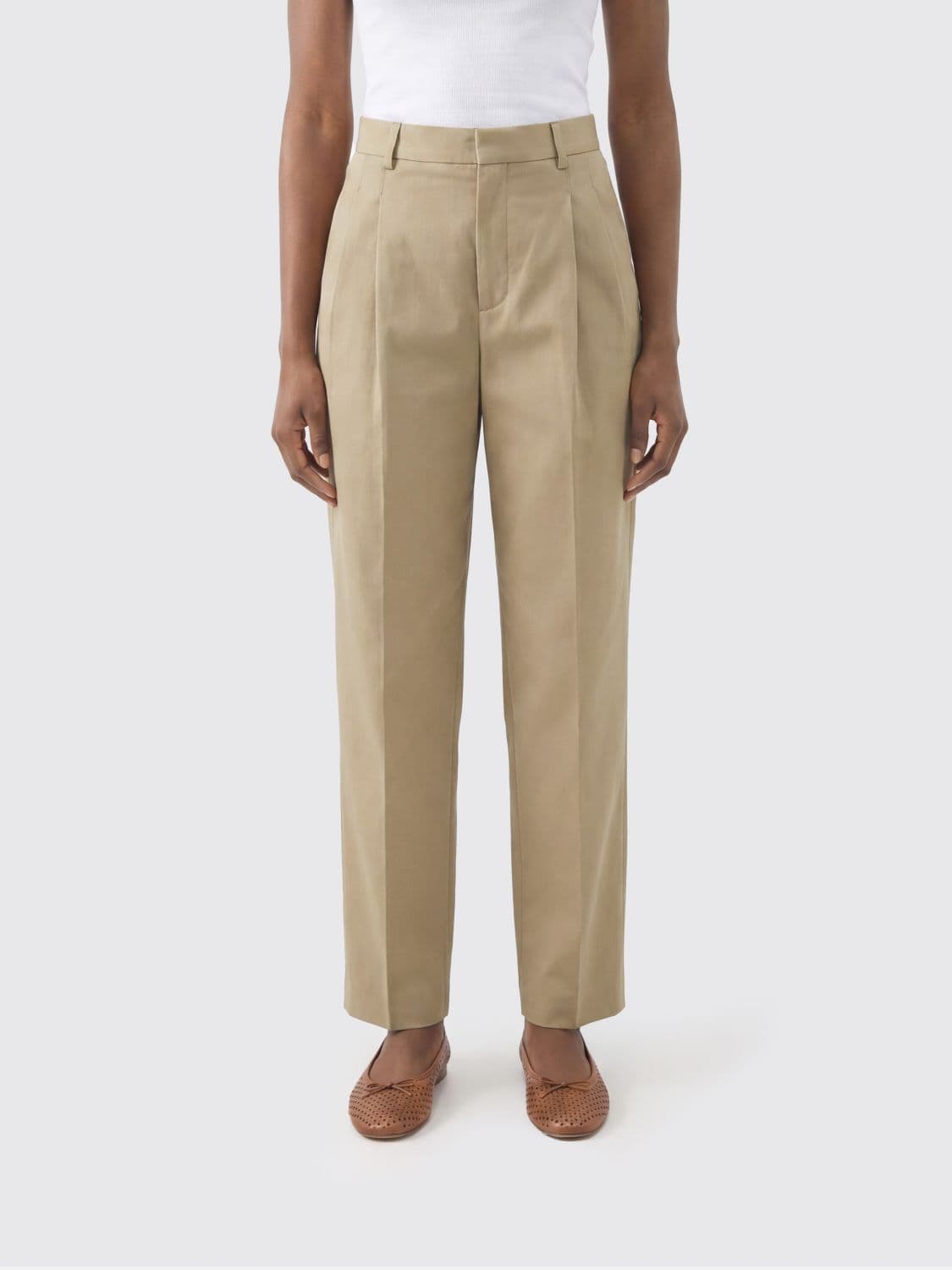 Ami Paris Pants Woman color Beige