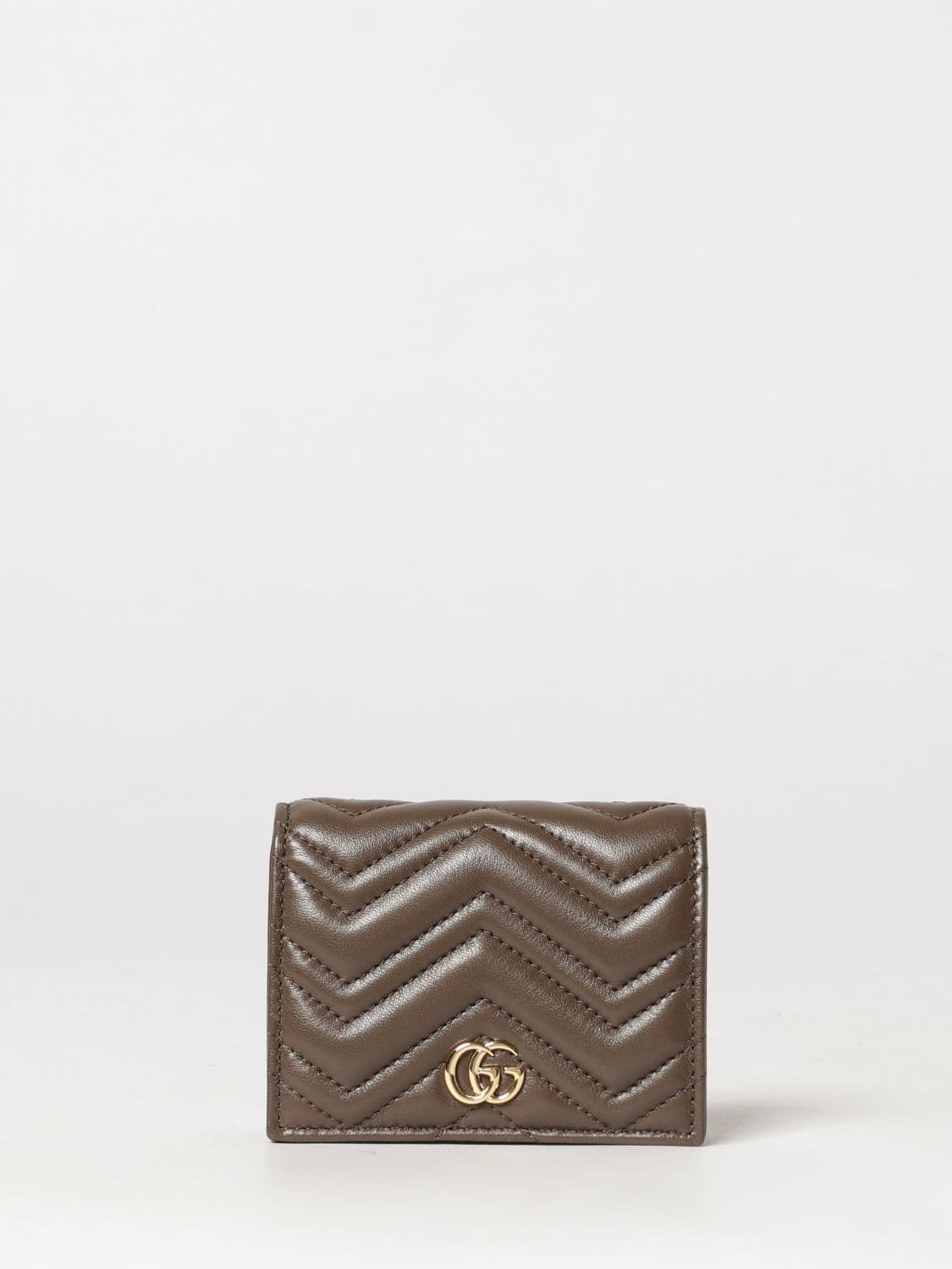 Gucci GG Marmont Bifold Wallet in Matelassé Chevron Nappa Leather · OS