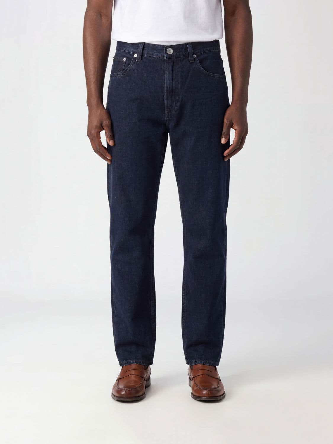Agolde Curtis Straight Fit Jeans in Regenerative Cotton Denim