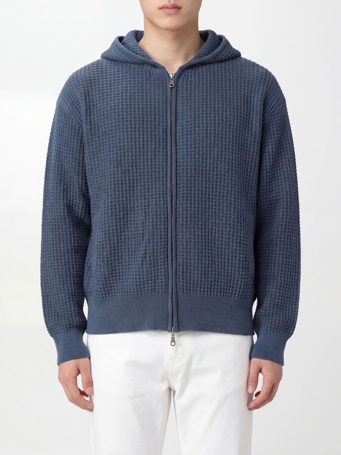 Coor Relaxed Fit Cotton Zip-Up Hoodie