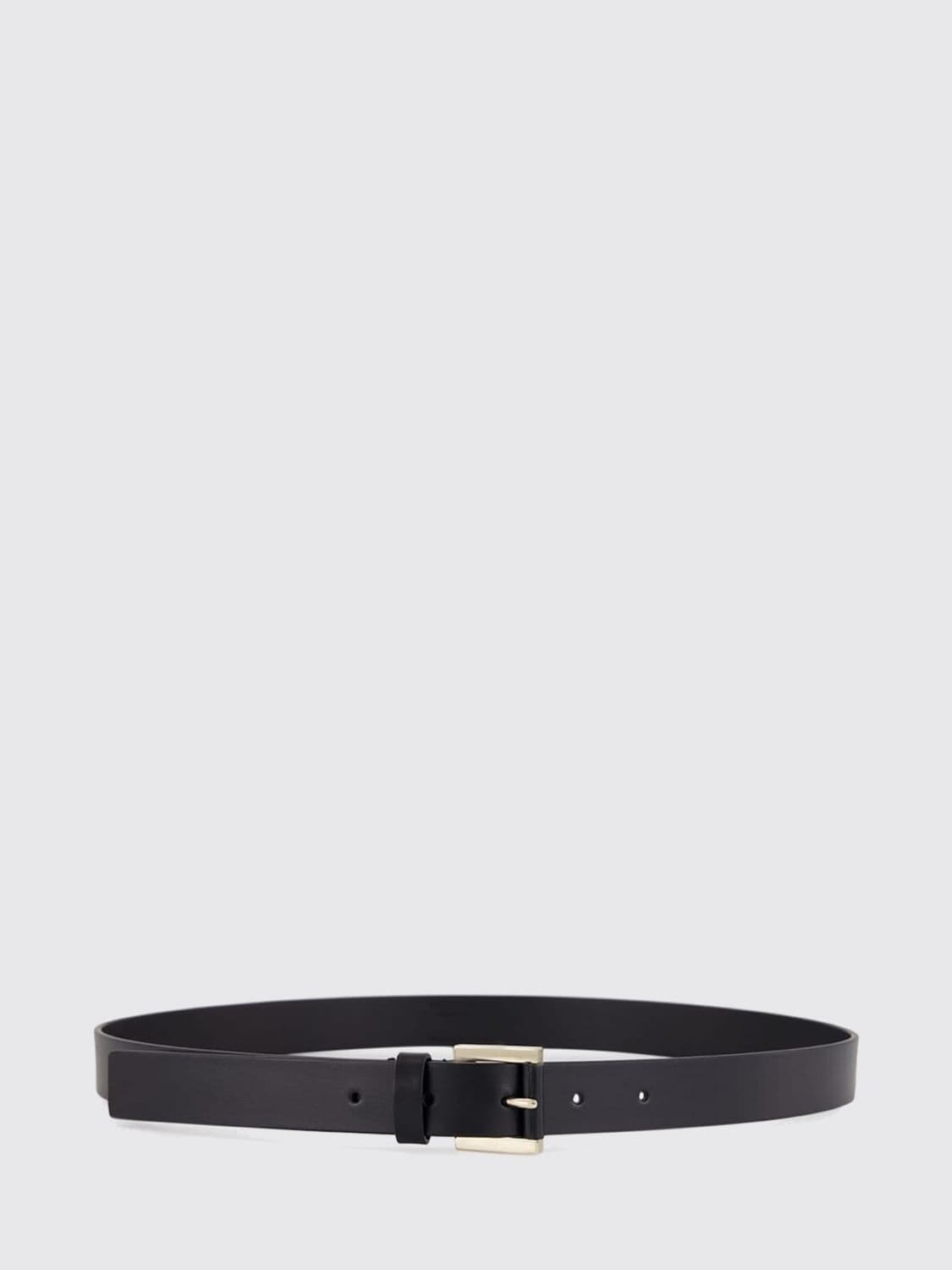 Tom Ford Adjustable Smooth Bovine Leather Belt with Buckle and Embroidery