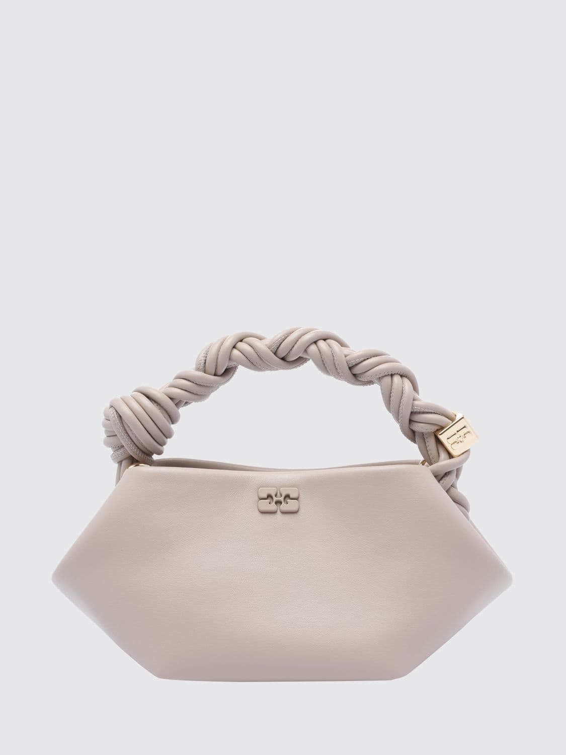 Ganni Mini Handbag in Recycled Leather with Butterfly Logo