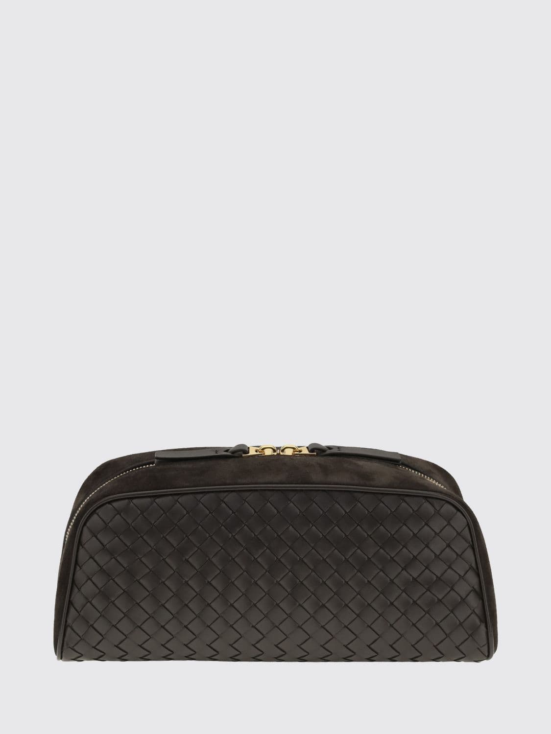 Bottega Veneta Nodo Intrecciato Woven Nappa Leather Clutch Bag