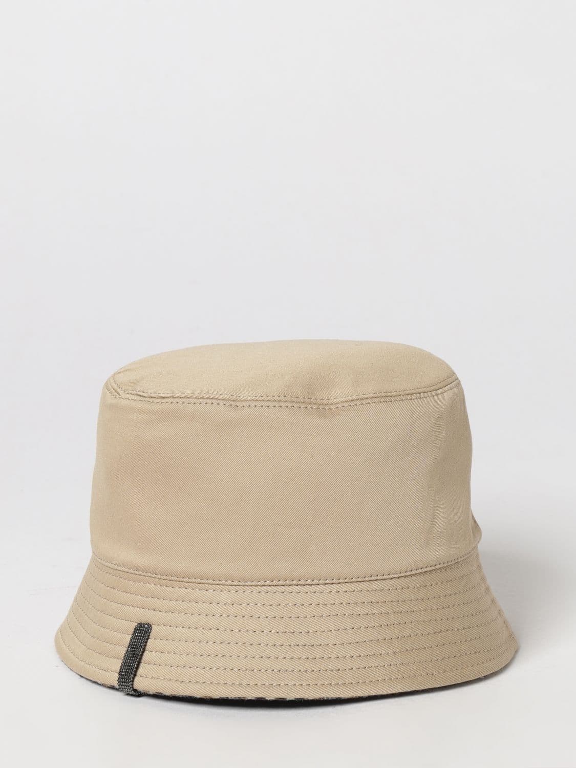 Brunello Cucinelli Cotton and Linen Blend Bucket Hat
