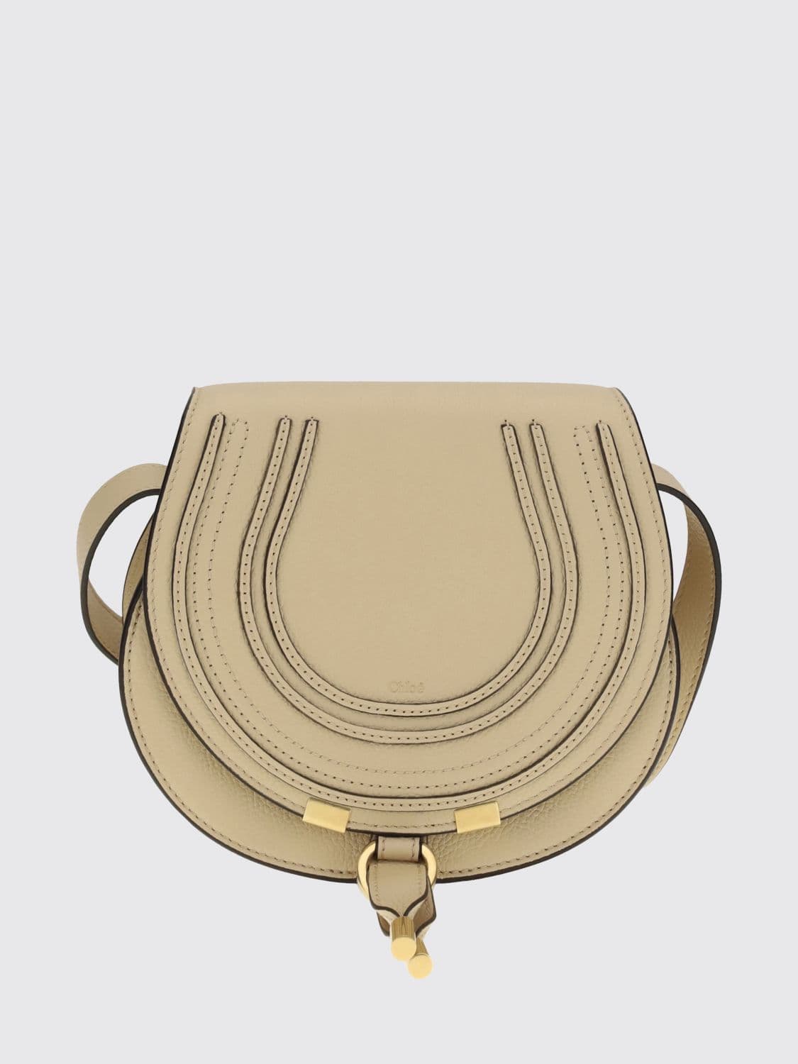 Chloé Marcie Mini Grained Calfskin Crossbody Bag · OS