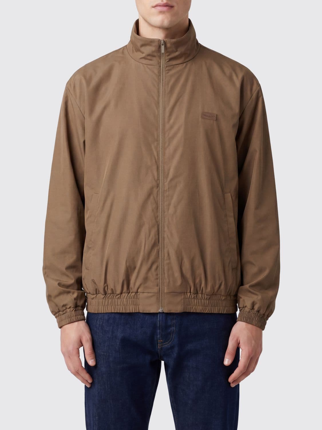 Ferragamo Jacket Men color Brown