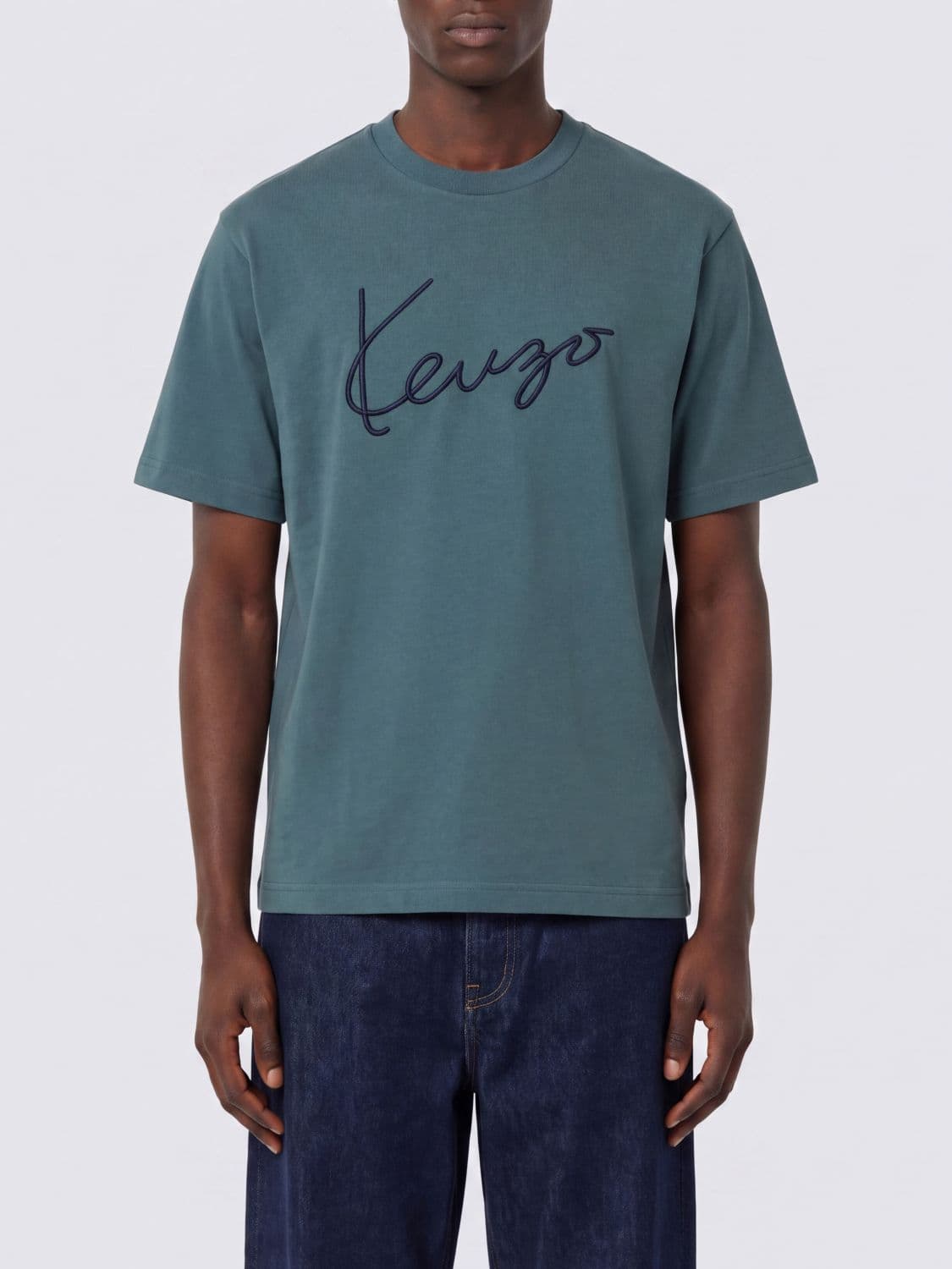 Kenzo Contrasting Logo Cotton T-Shirt