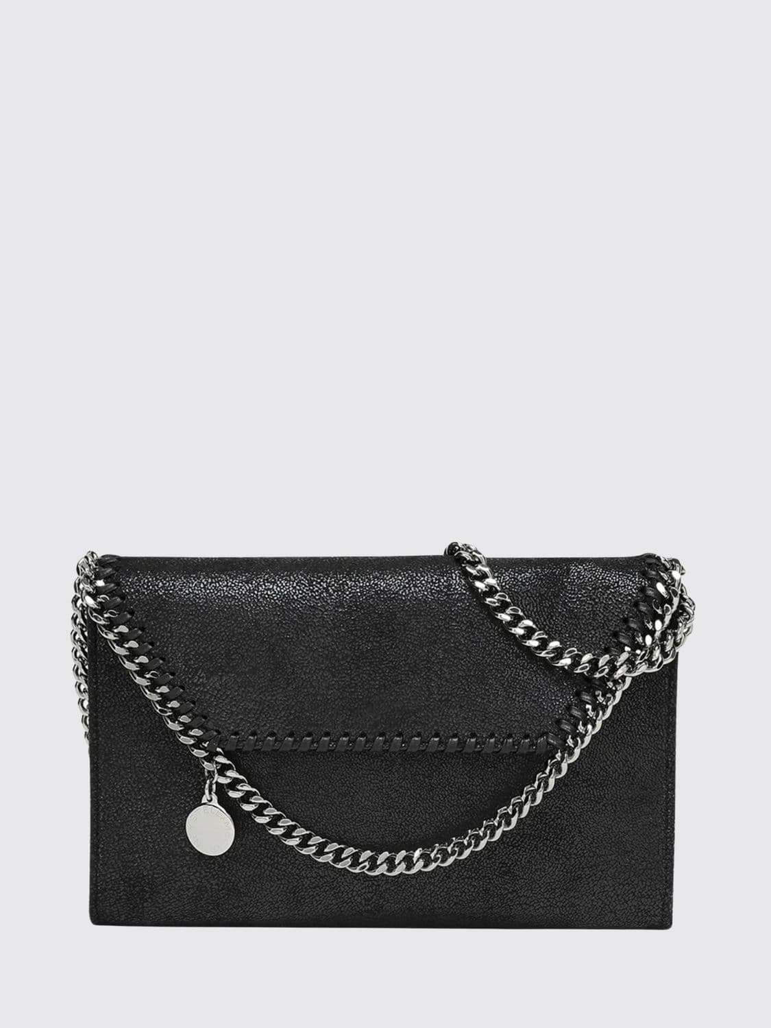 Stella Mccartney Falabella Alter Mat Wallet on Chain with Chain Trim