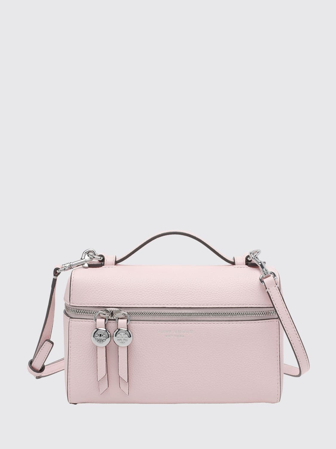 Tory Burch Romy Mini Grained Leather Handbag with Double Zip · OS