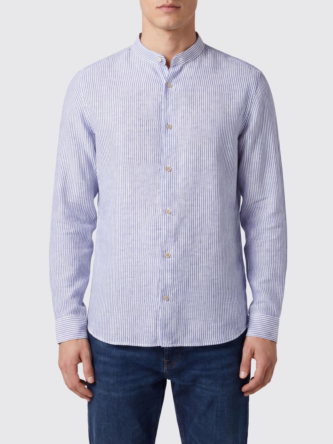 Boglioli Shirt Men color Navy