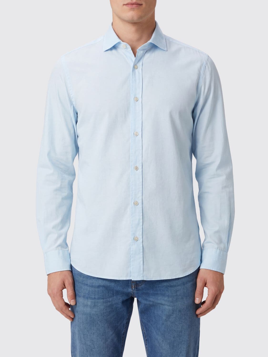 Boglioli Shirt Men color Blue