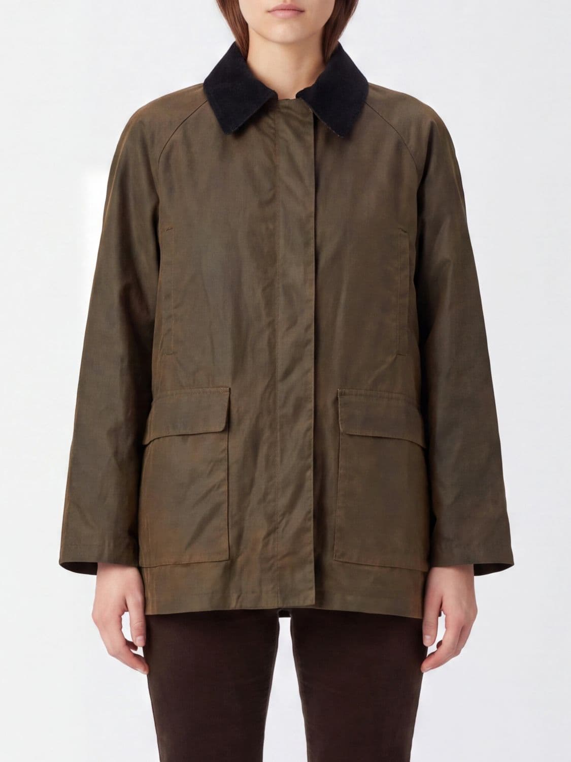 Toteme Country Short Jacket in Organic Cotton with Velvet Collar