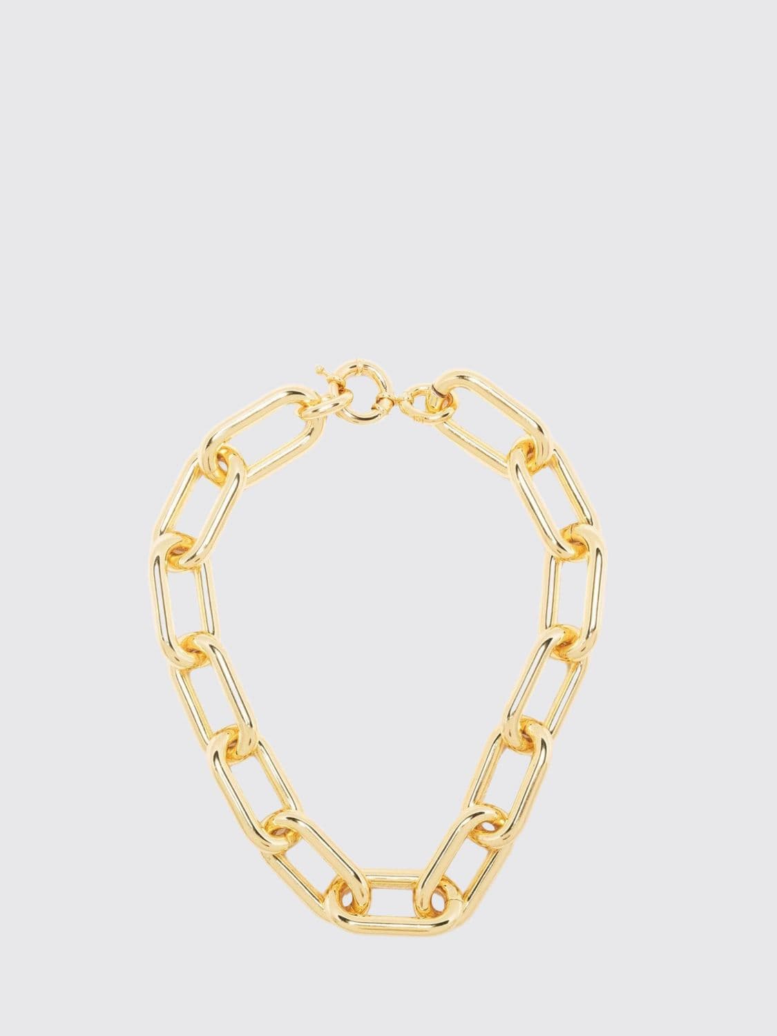 Federica Tosi Steel-Coloured Brass Choker Necklace with Trigger Clasp · OS
