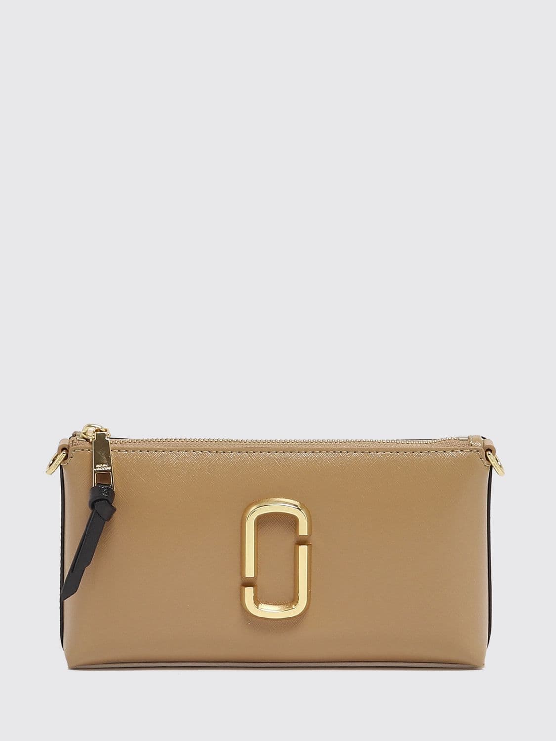 Marc Jacobs The Snapshot Bicolour Leather Shoulder Bag with Double J Logo