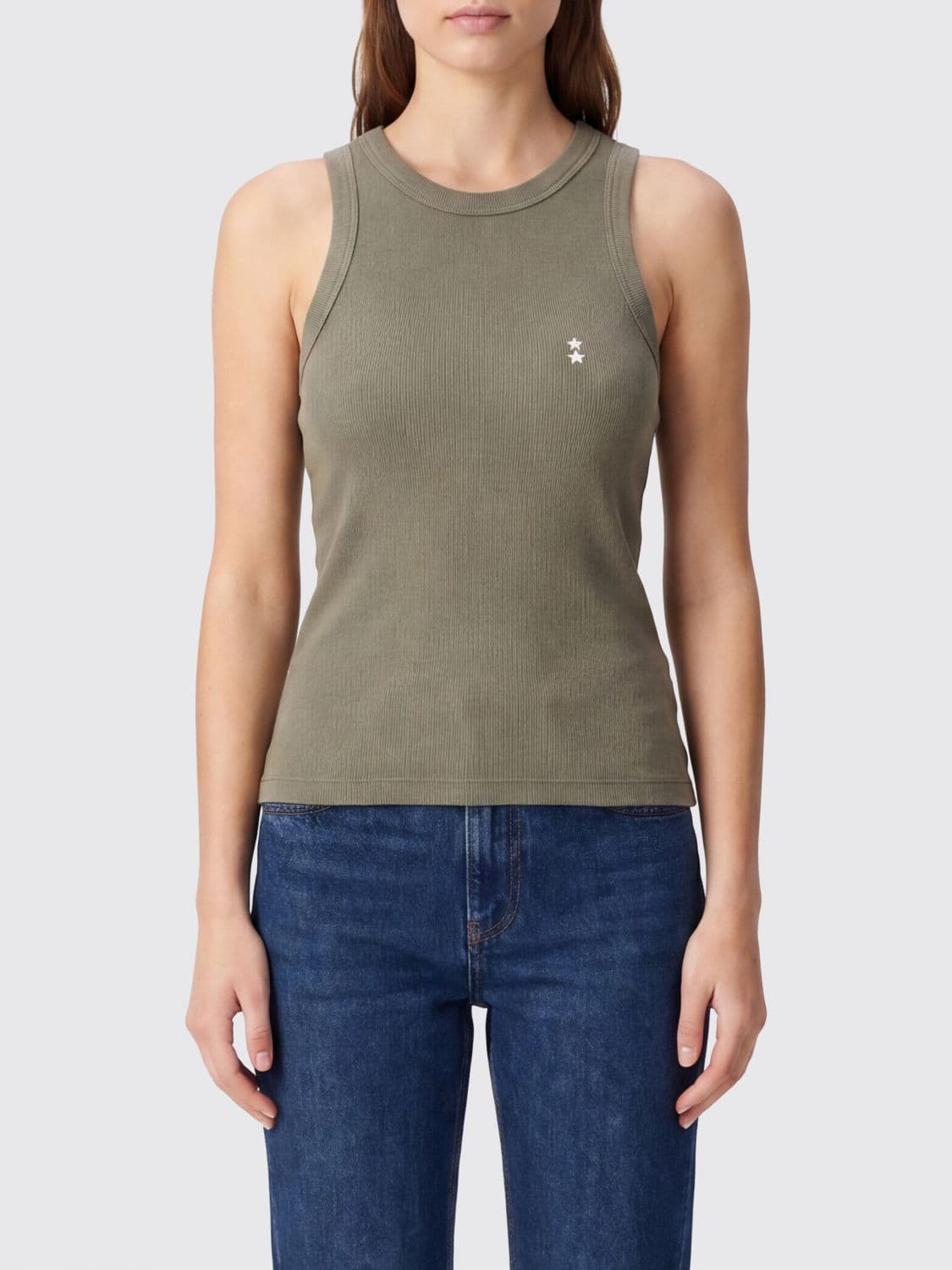 Icon Denim Los Angeles Top Woman color Green · S