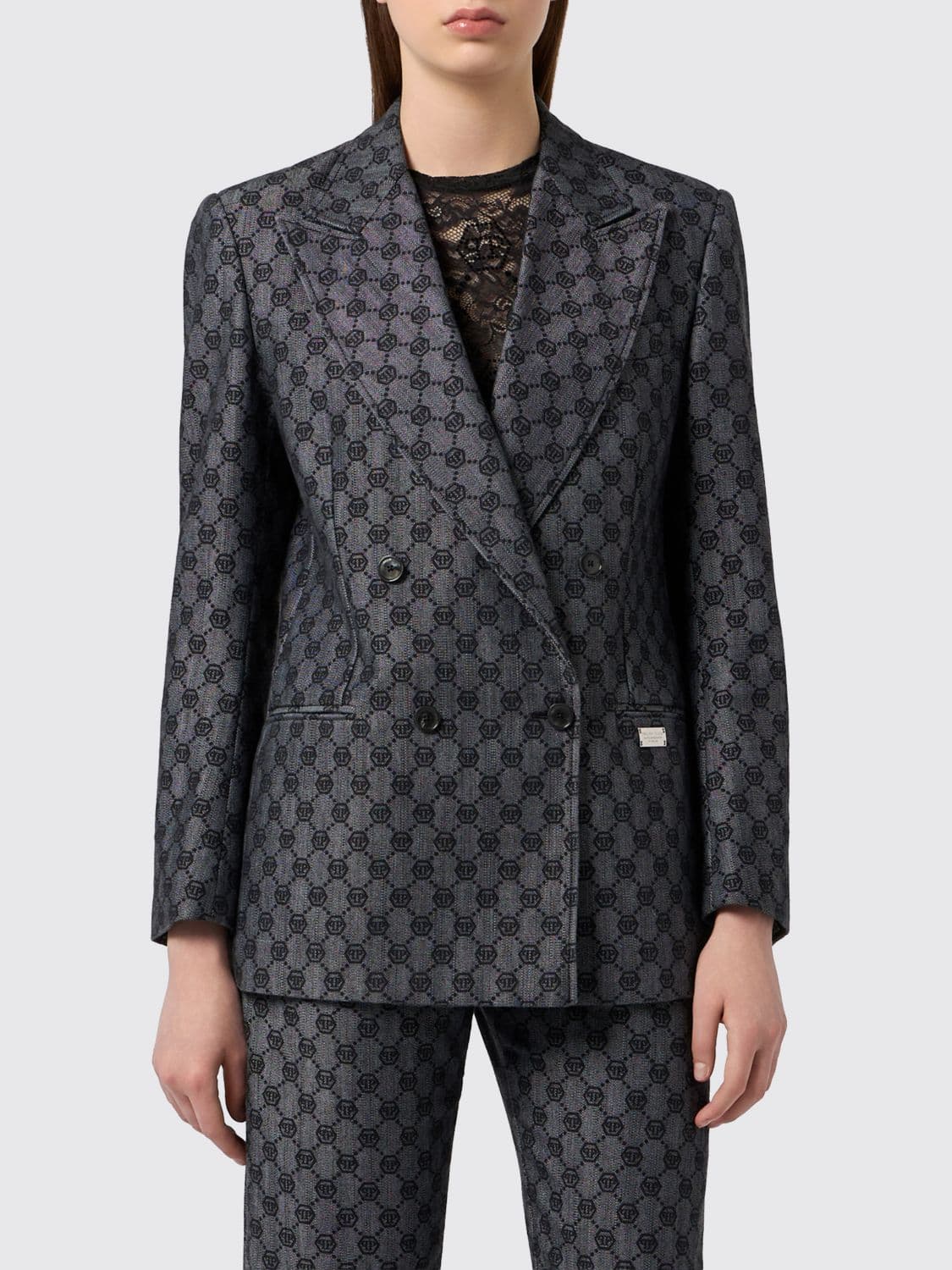 Philipp Plein Blazer Woman color Black
