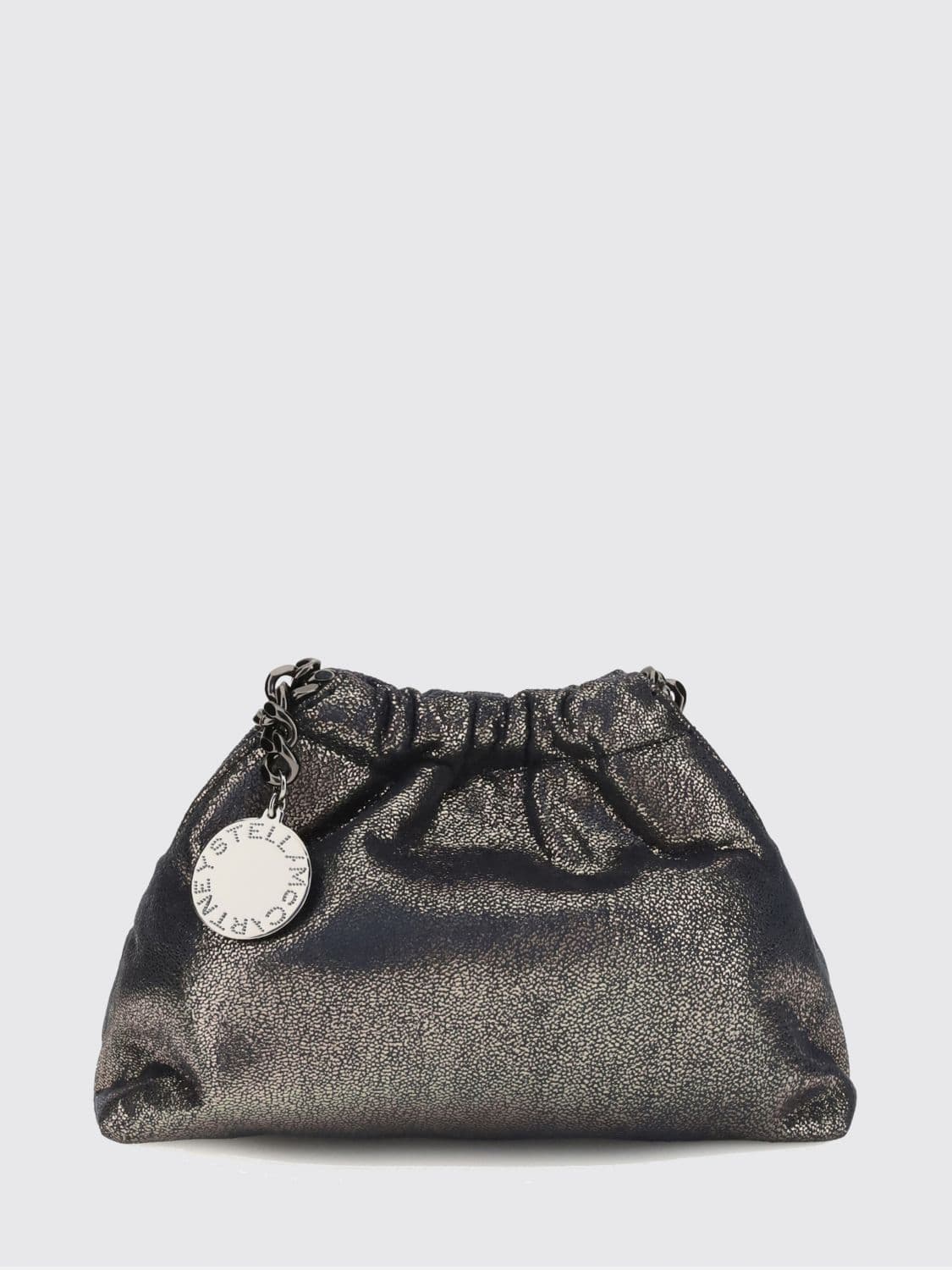 Stella Mccartney Falabella Laminated Technical Fabric Mini Bag with Chain Handle