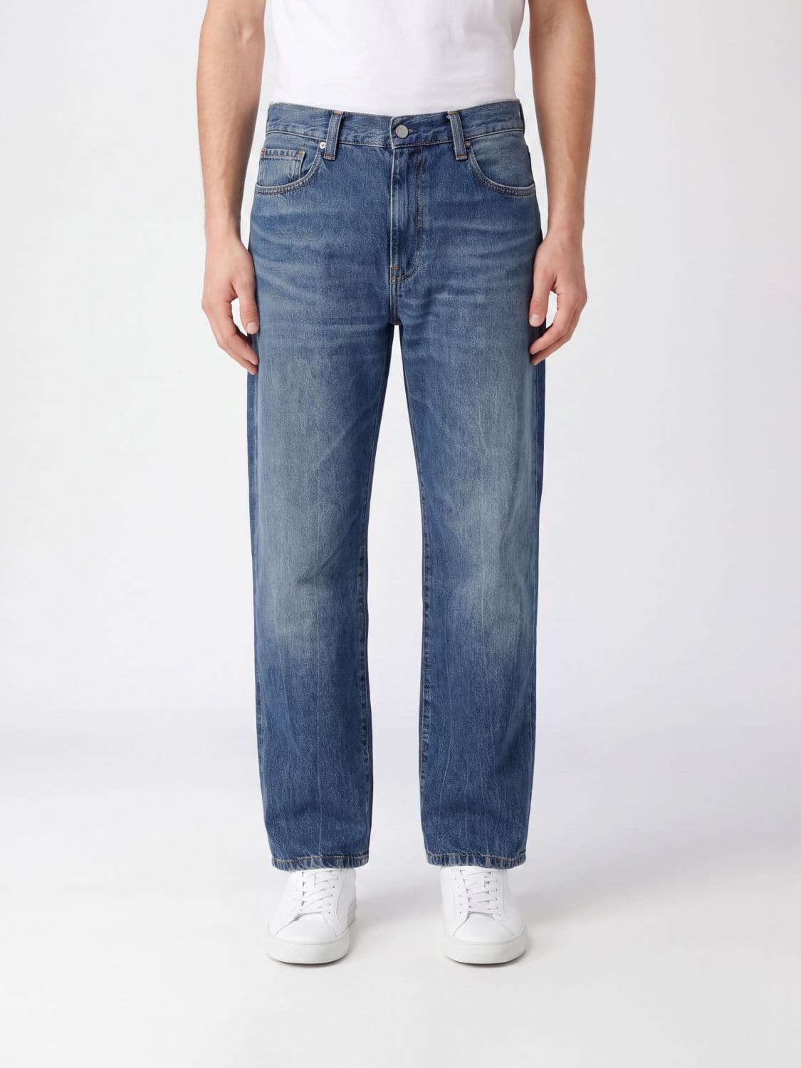Carhartt Wip Landon Straight Leg Jeans in Cotton Denim