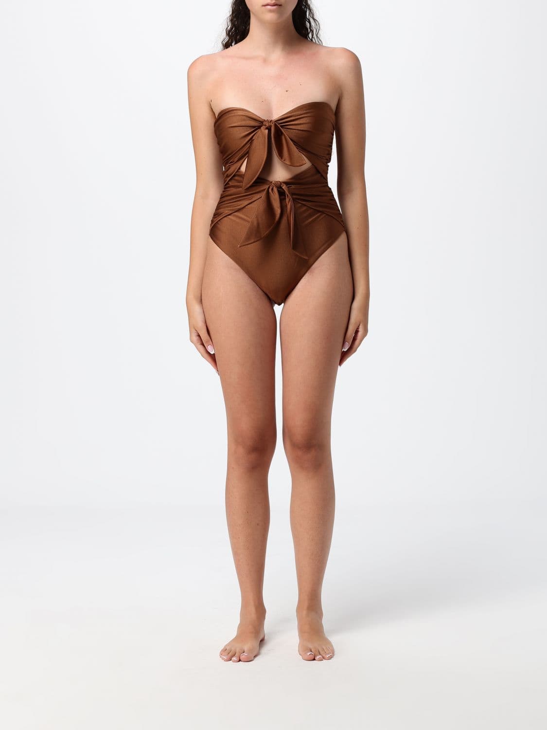 Zimmermann Cut-Out Sweetheart Neckline One-Piece Swimsuit