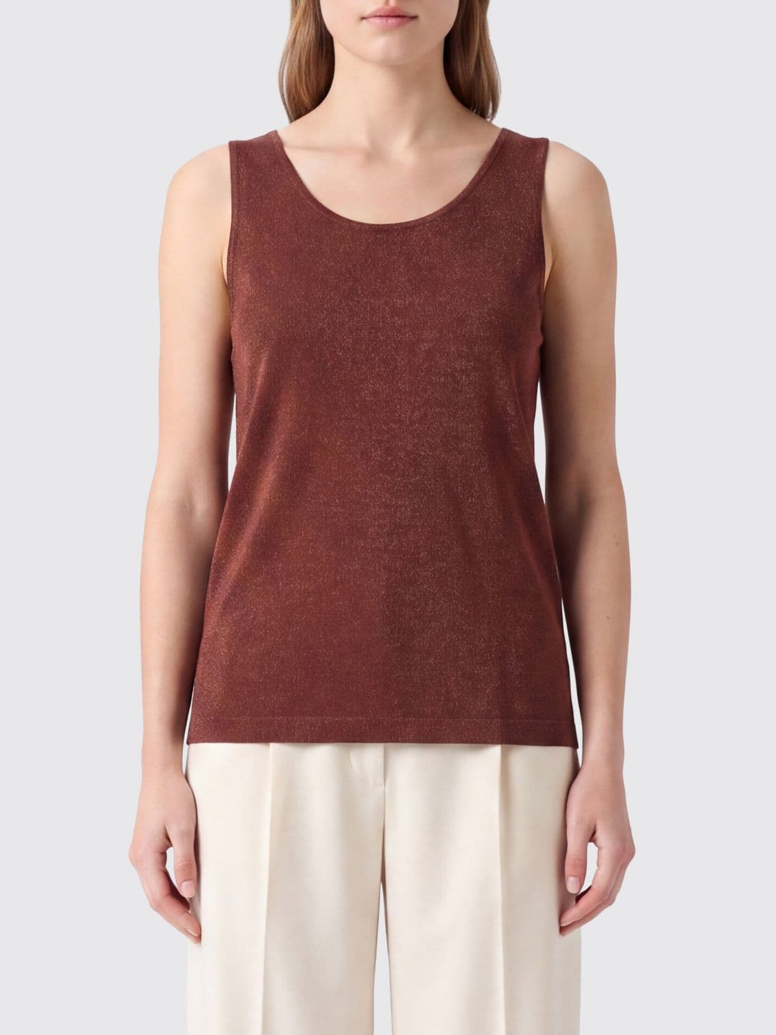 Brunello Cucinelli Slim Fit Off-The-Shoulder Cashmere and Silk Top