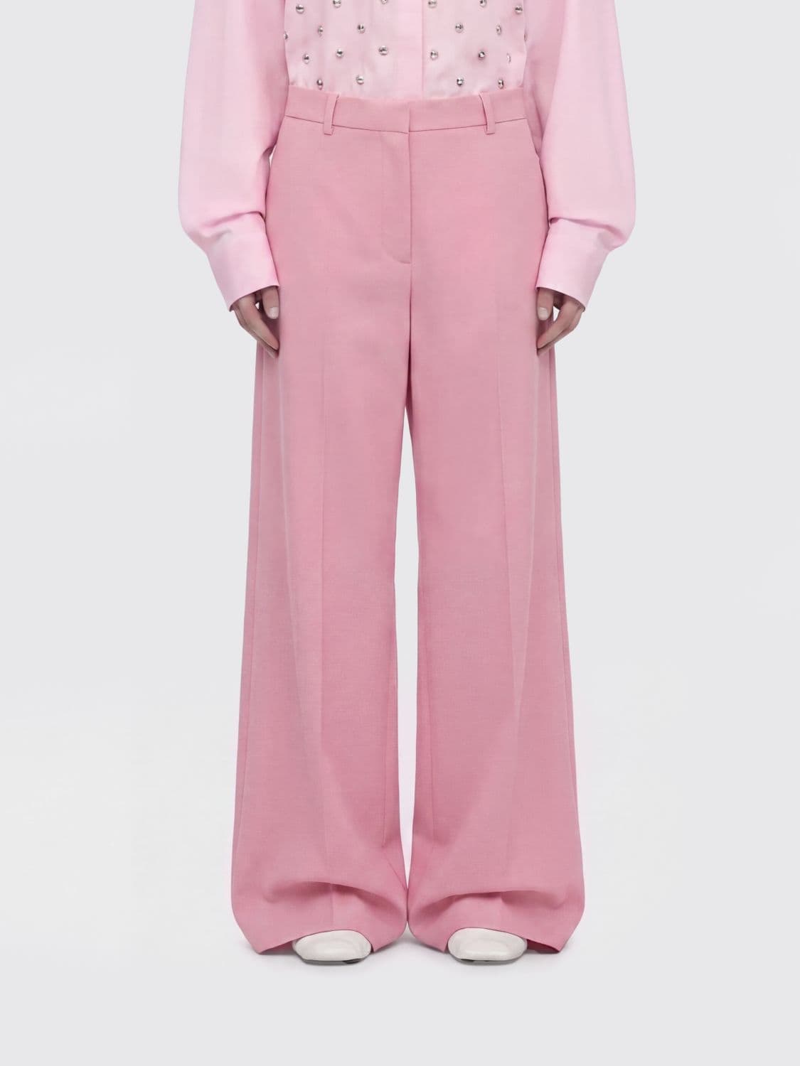 Msgm Pants Woman color Pink