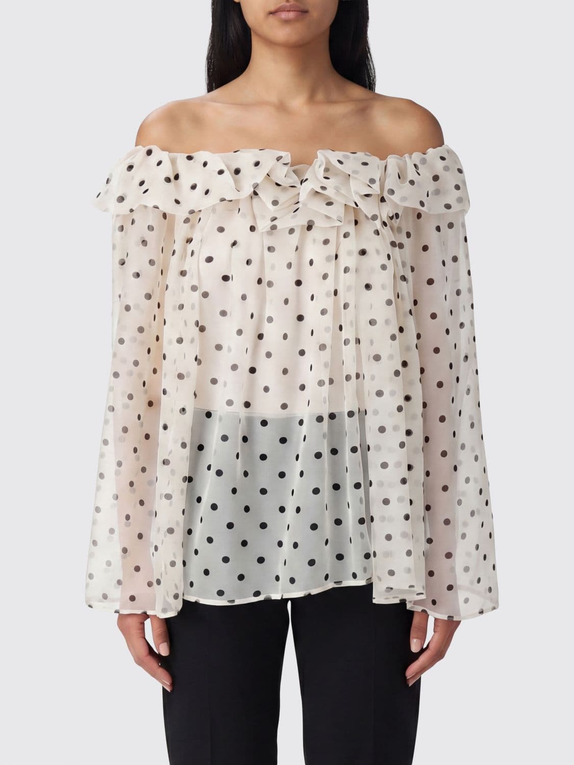 Msgm Top Woman color White
