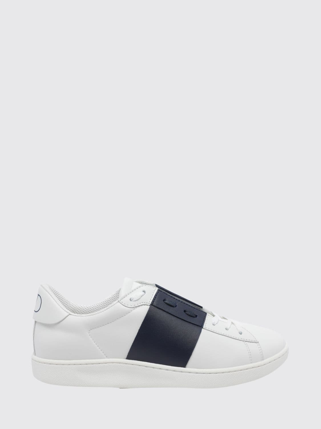 Valentino Garavani Open Calf Leather Sneakers with VLogo Signature