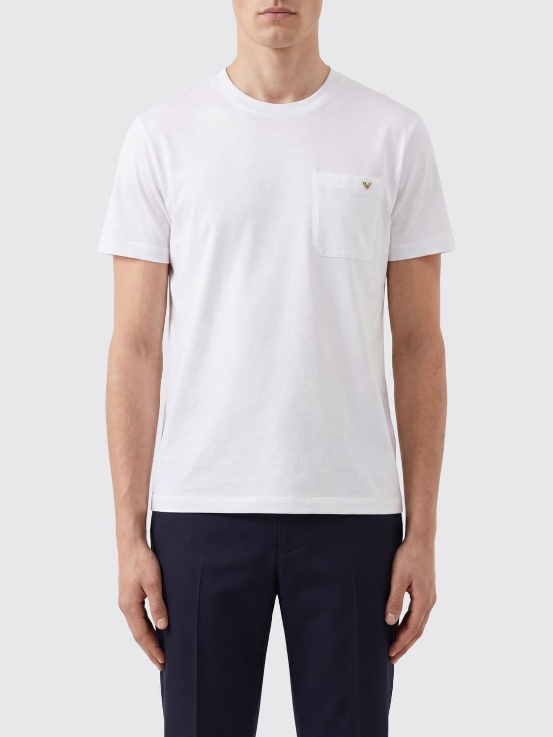 Valentino Slim Fit VLogo Signature Cotton Pocket T-shirt
