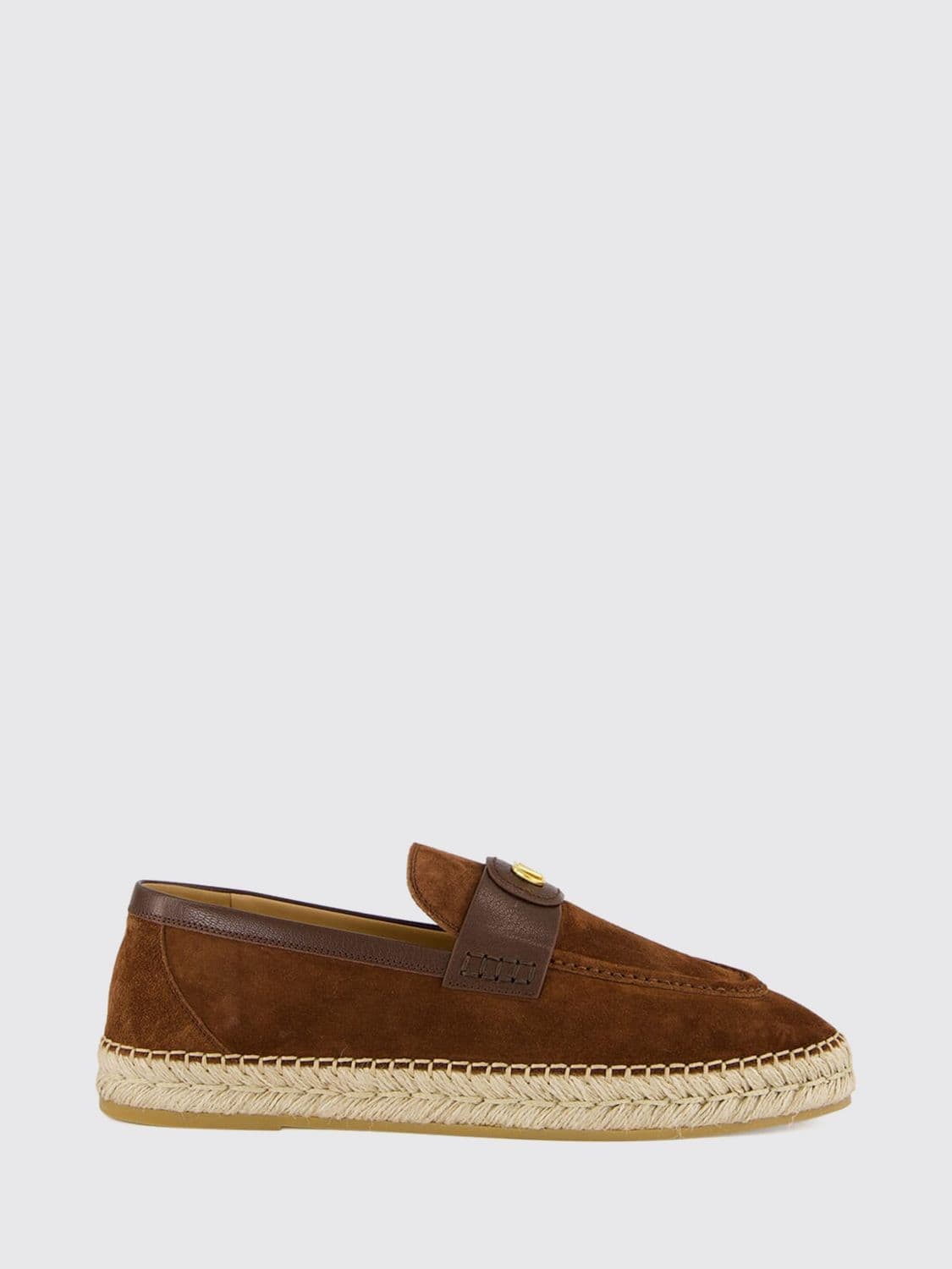Valentino Garavani VLogo Signature Suede Leather Espadrilles