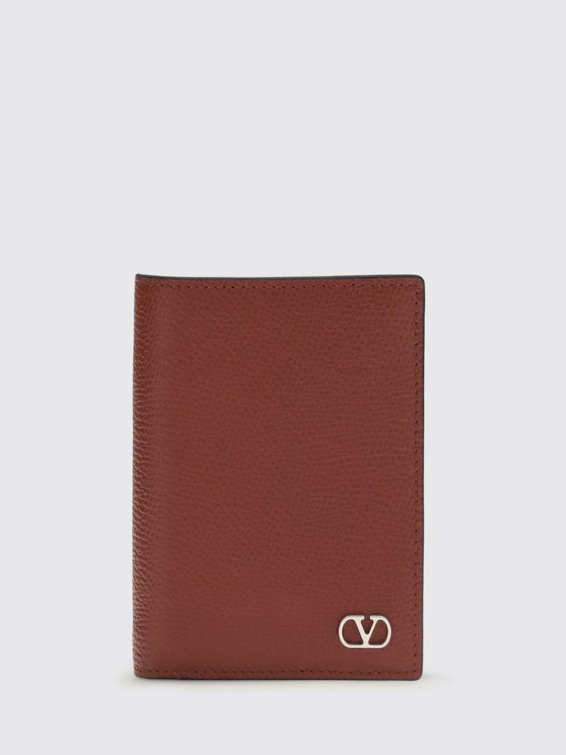 Valentino Garavani VLogo Signature Grained Calfskin Bifold Wallet · OS