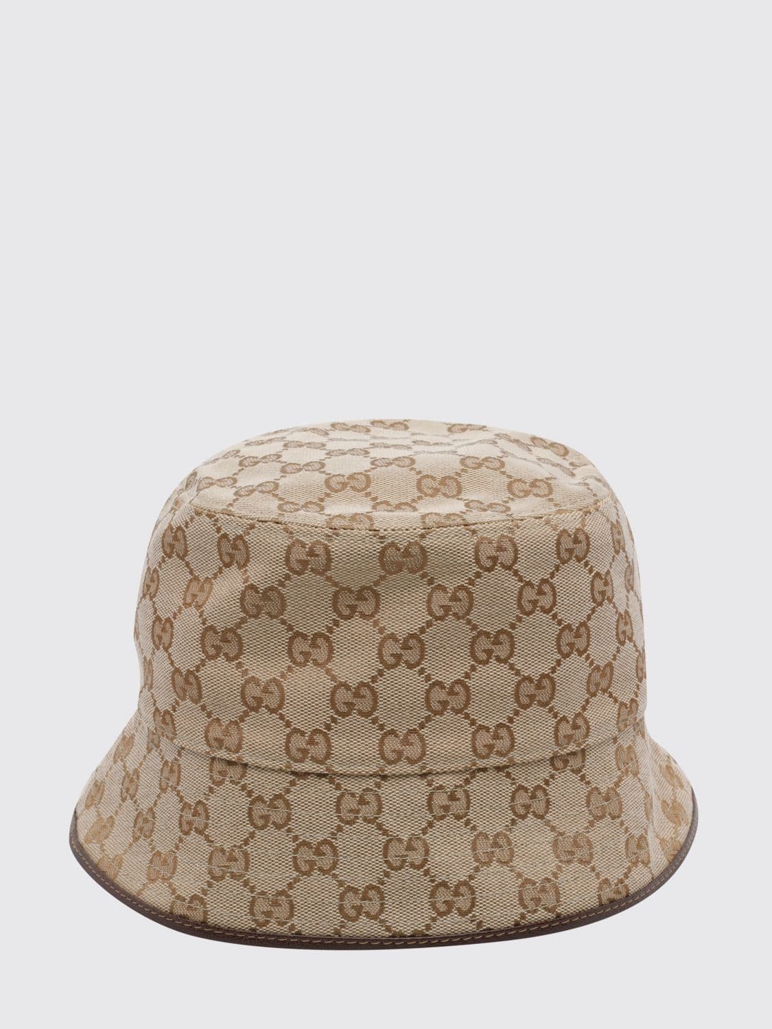 Gucci GG Monogram Jacquard Bucket Hat in Cotton Blend Fabric