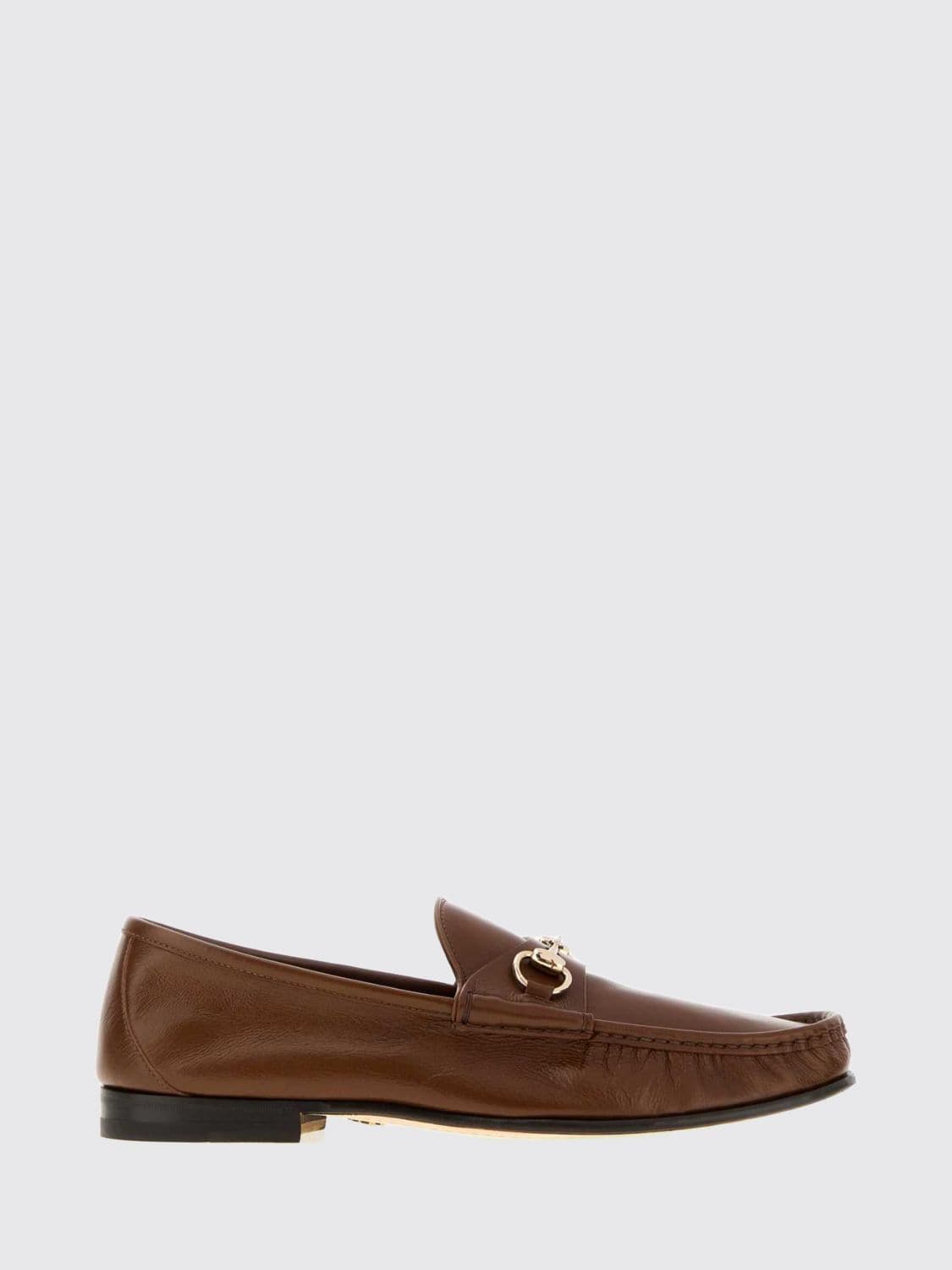 Gucci Lugano Smooth Leather Loafers with Horsebit Detail