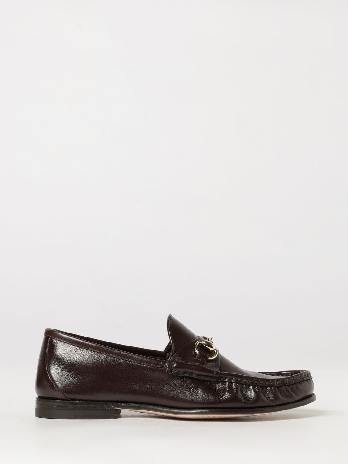Gucci Lugano Smooth Leather Loafers with Horsebit Detail