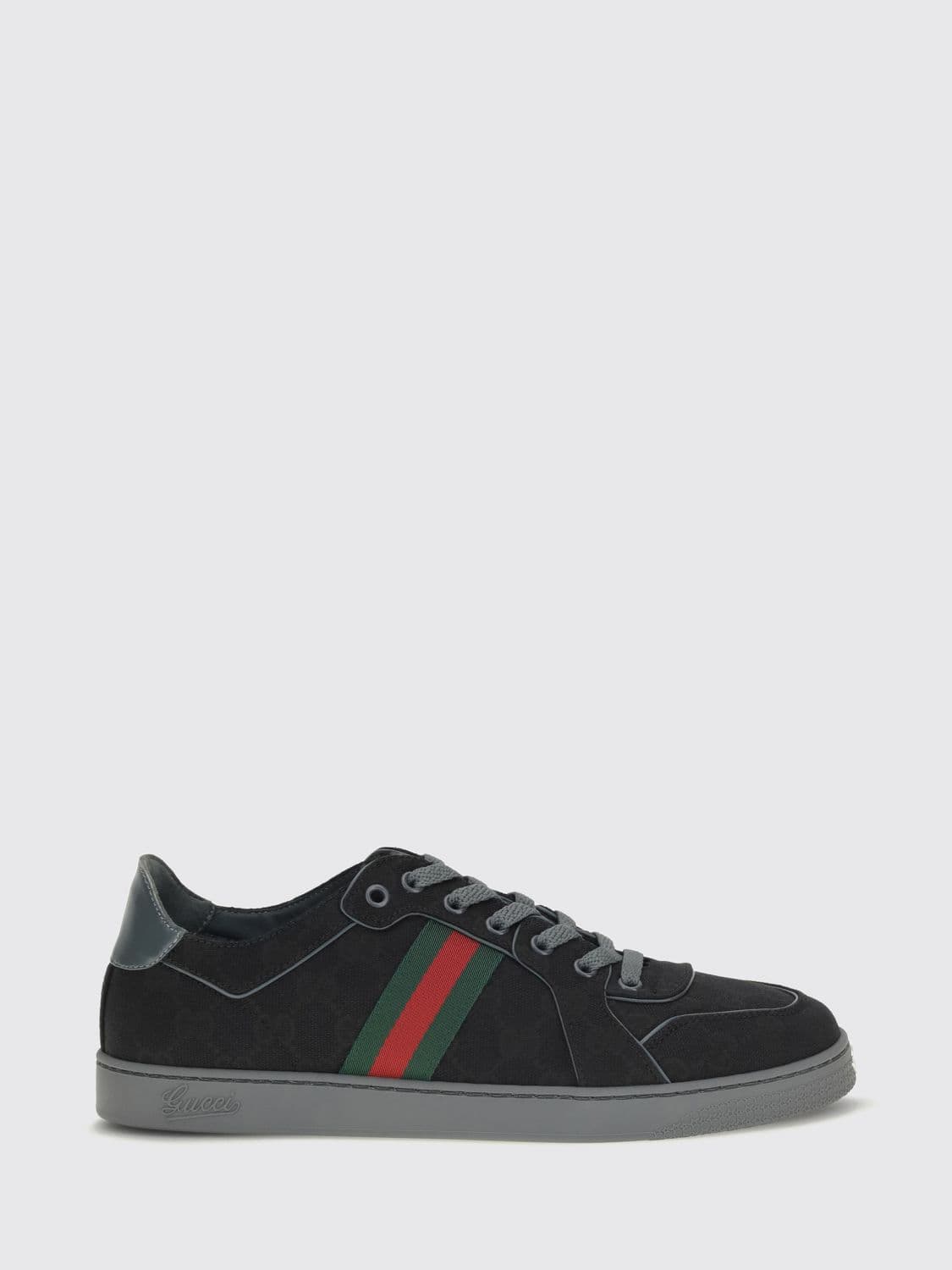 Gucci Stretch GG Monogram Jacquard Sneakers with Striped Detail