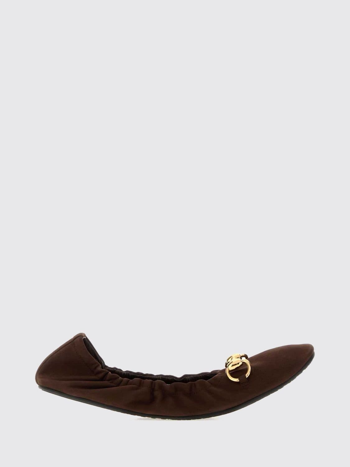 Gucci Prima Suede Ballet Flats with Horsebit Detail