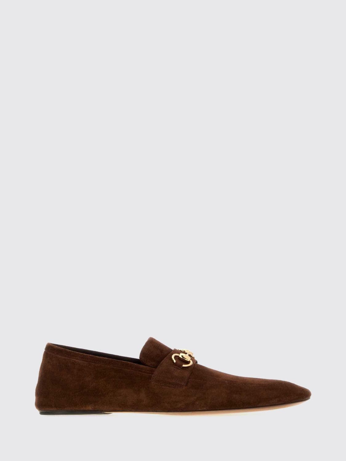 Gucci Suede Loafers with Horsebit Detail and Tapered Toe