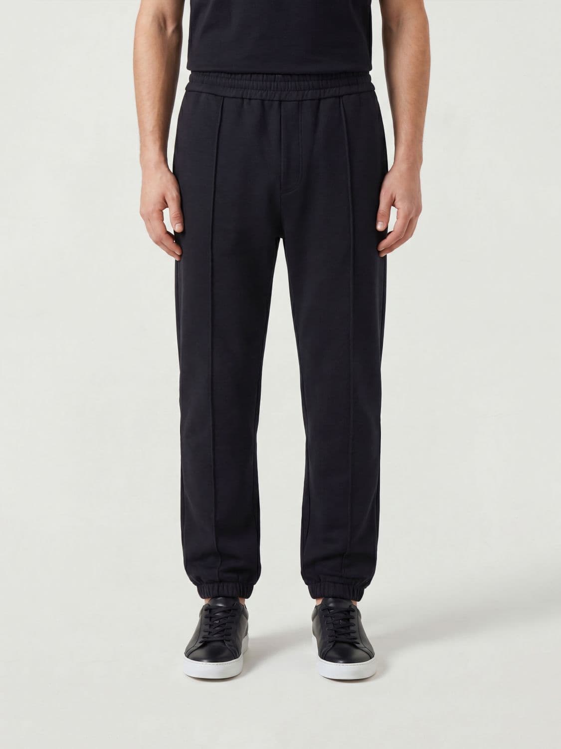 Valentino Cotton Blend Jogging Trousers with VLogo Signature Detail