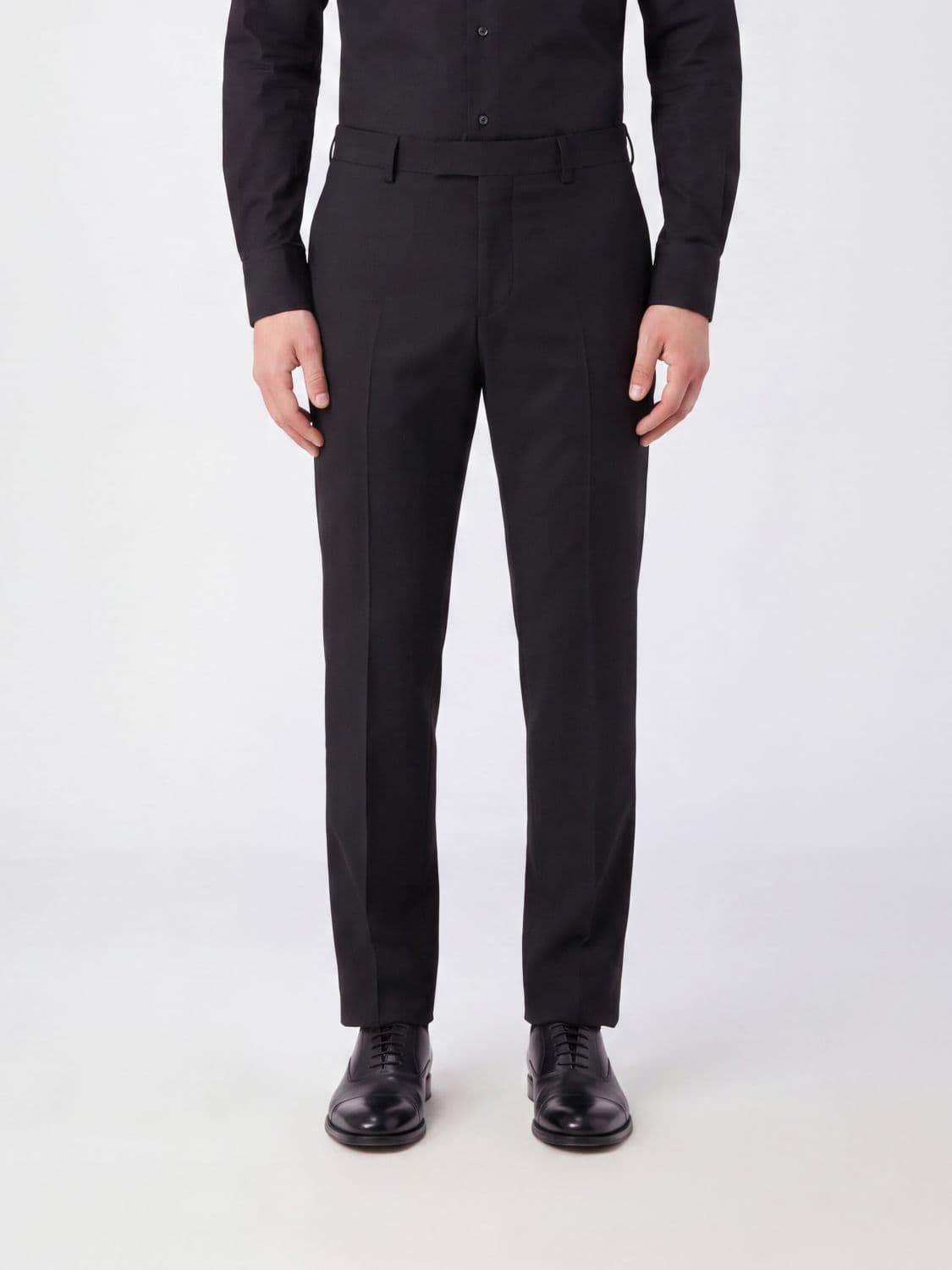 Valentino Garavani Slim Fit Wool Blend Tailored Trousers · 48