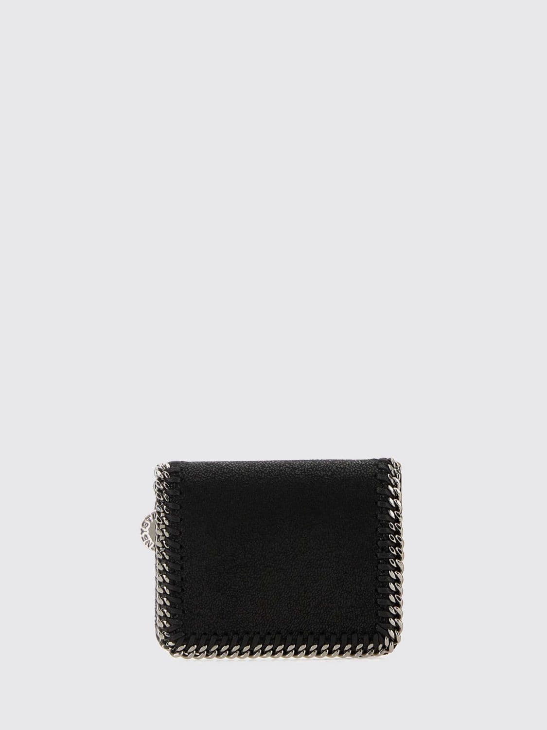 Stella Mccartney Falabella Bifold Wallet in Eco Alter Mat with Chain Trims · OS