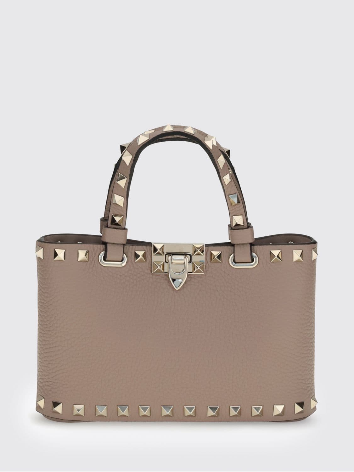 Valentino Garavani Rockstud Grained Calf Leather Mini Handbag · OS