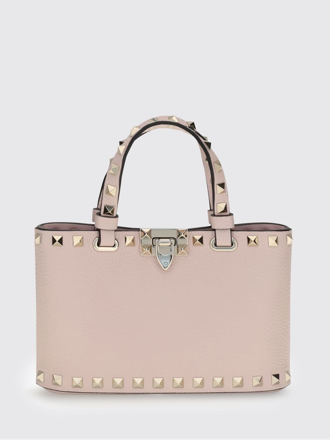 Valentino Garavani Rockstud Grained Calf Leather Mini Handbag