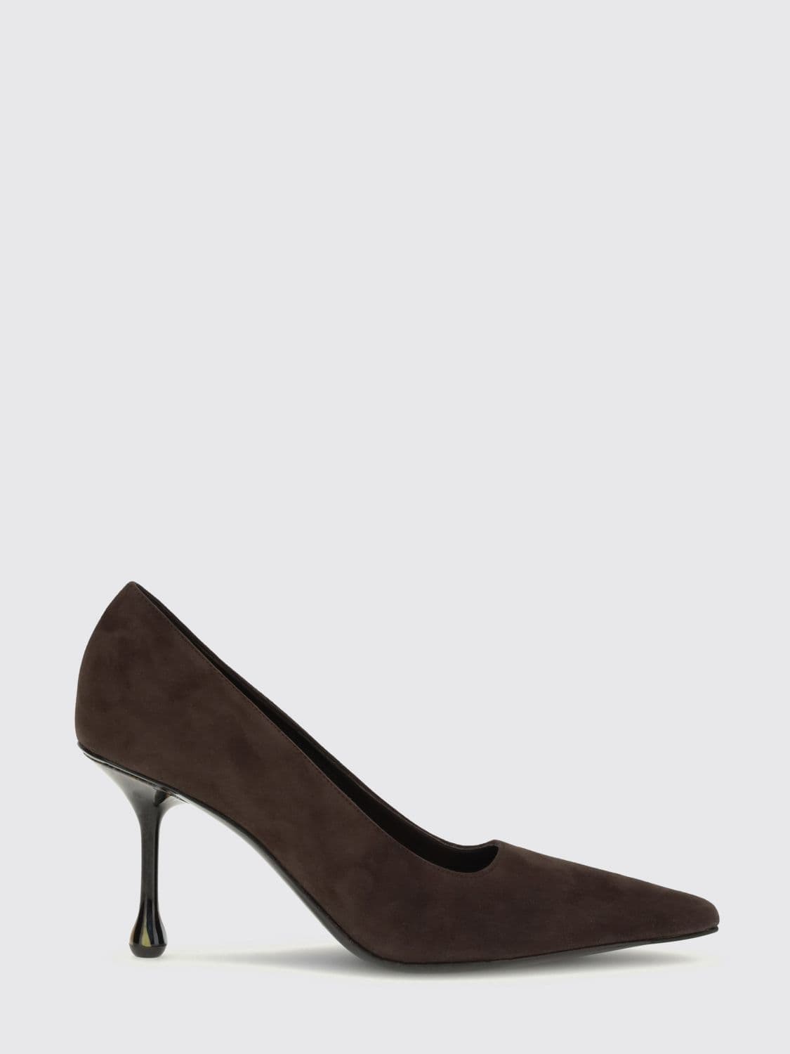 Jimmy Choo Ixia Suede Pumps with High Teardrop Heel