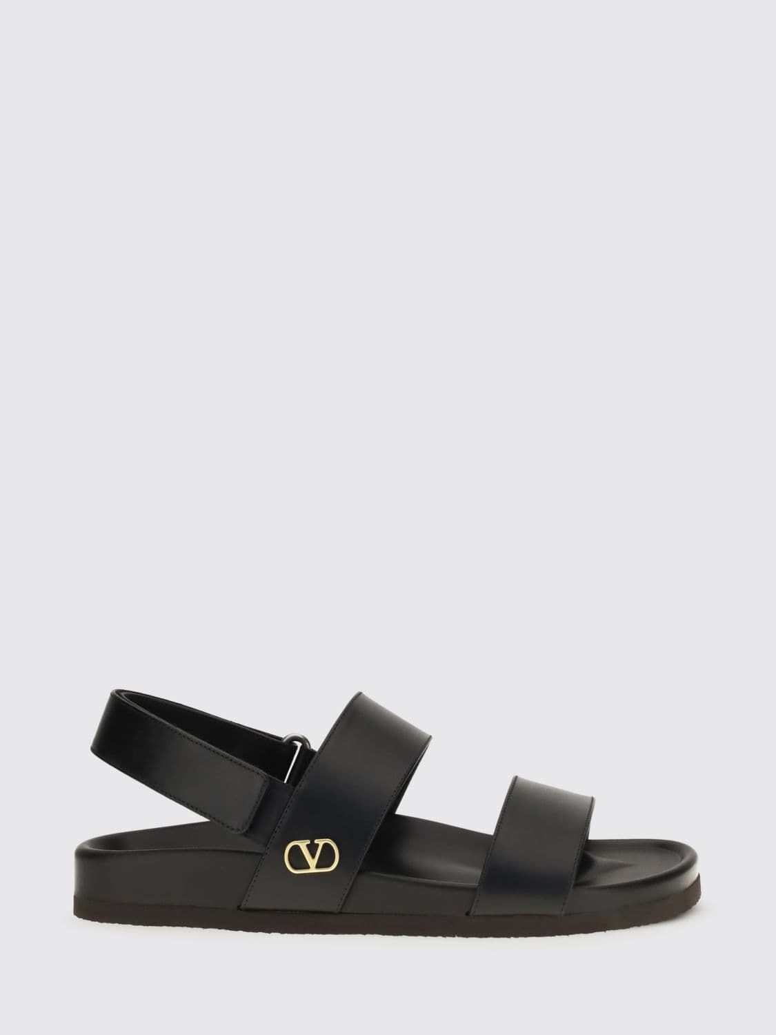 Valentino Garavani VLogo Calfskin Leather Slingback Sandals